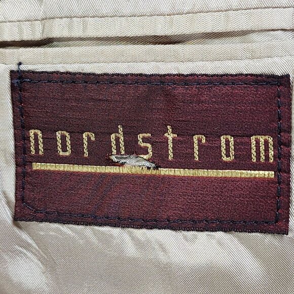 Vintage Plaid Wool Blazer Jacket Nordstrom Nathan David, Men's 40S - Picture 7 of 13